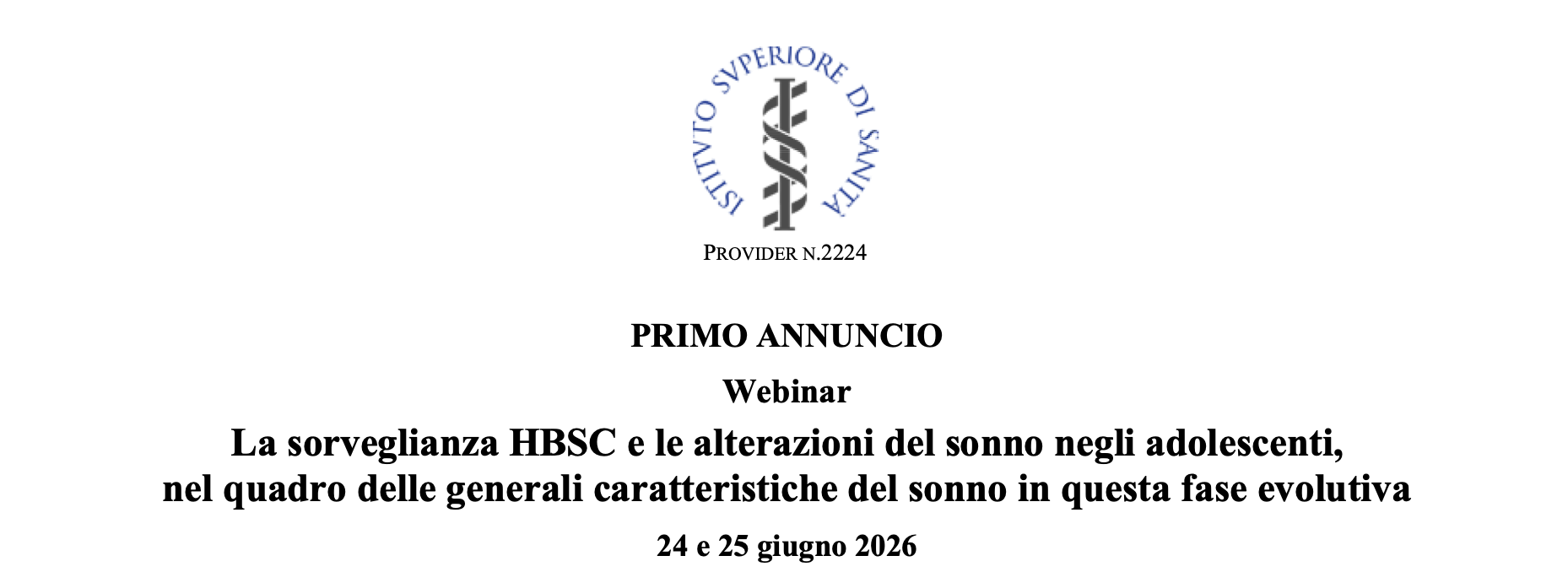 La sorveglianza HBSC e le alterazioni del sonno negli adolescenti